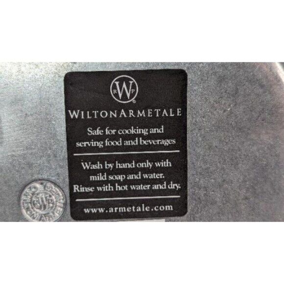 Wilton Armetale 'BLESS THIS HOUSE' Serving Tray/Bread-Pewter Metalware w/Tags - Picture 7 of 11